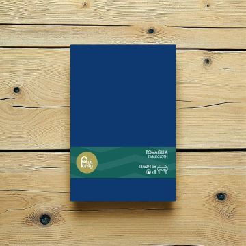 Tovaglia In Plastica Cm 137x274 Blu Navy