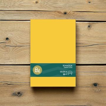 Tovaglia Plastica Cm137x274 Giallo Mais