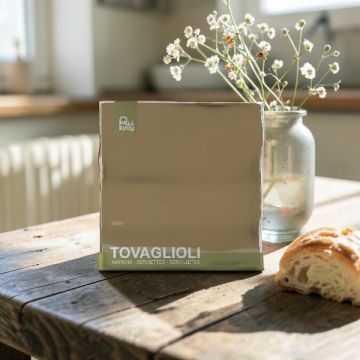 Tovagliolo Cm 33x33 Oro Pz.40