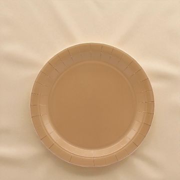 PIATTO IN CARTA CM 24 MOKA PZ.15