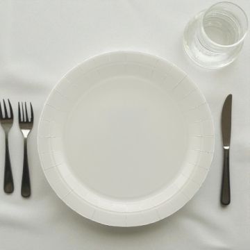 PIATTO IN CARTA CM 24 SABBIA PZ.15