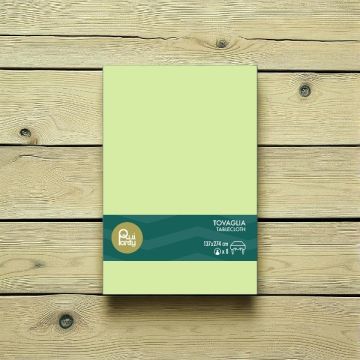 TOVAGLIA PLASTICA CM 137X274 VERDE MELA