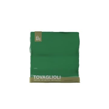 Tovagliolo Cm 33x33 Verde Scuro Pz.40