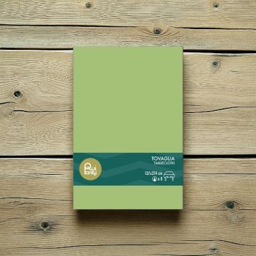 TOVAGLIA PLASTICA 137X274 VERDE SALVIA