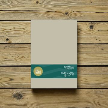 TOVAGLIA IN PLASTICA CM 137X274 TORTORA