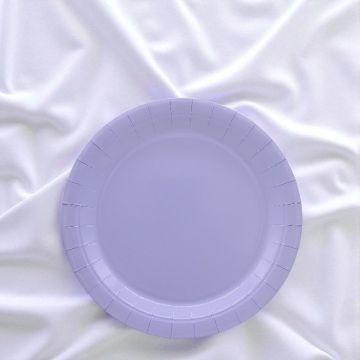 PIATTO IN CARTA CM 24 LAVANDA PZ.15