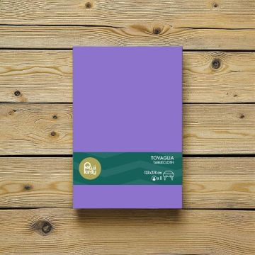 TOVAGLIA IN PLASTICA CM 137X274 VIOLA