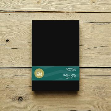 TOVAGLIA IN PLASTICA CM 137X274 NERA