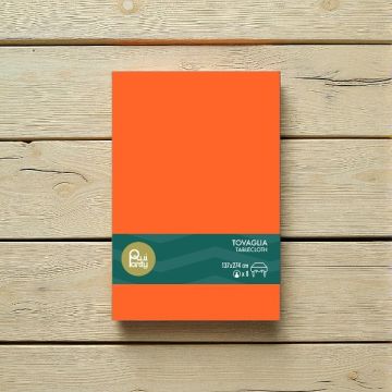 TOVAGLIA IN PLASTICA CM137X274 ARANCIONE