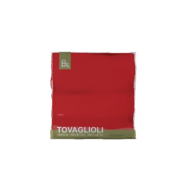 Tovagliolo Cm 33x33 Rosso Pz.40