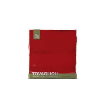 Tovagliolo Cm 33x33 Rosso Scuro Pz.40