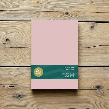 TOVAGLIA IN PLASTICA CM 137X274 ROSATO
