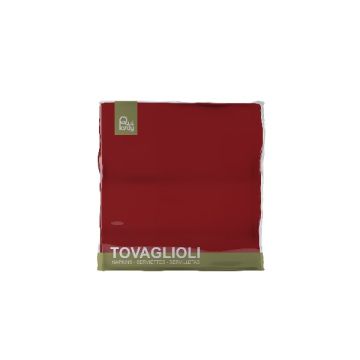 Tovagliolo Cm 33x33 Bordeaux Pz.40