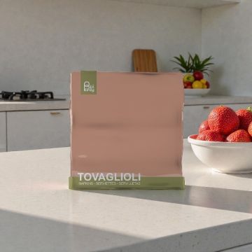 Tovagliolo Cm 33x33 Terracotta Pz.40