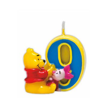 CANDELINA WINNIE POOH N.9 PZ.1