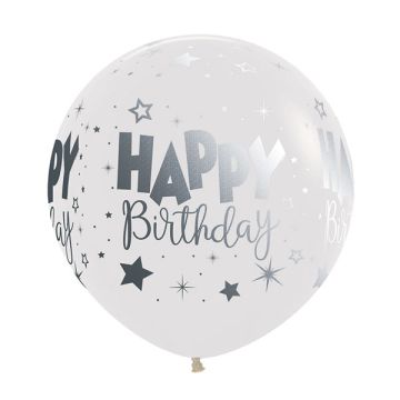 Palloncino Happy Birthday (390) 24" Pz.3