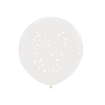 Palloncino Crystal Clear Stars 24" Pz.3