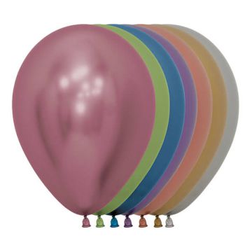Palloncino Assortito Reflex (5") Pz.50