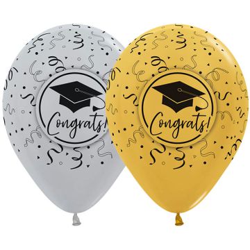 Palloncino Congrats Grad 12"pz.12