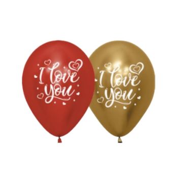 Palloncino Reflex I Love You 12" Pz.12