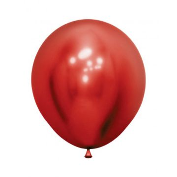 Palloncino Rosso Reflex (18") Pz.25