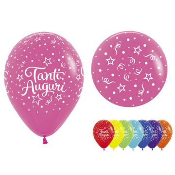 PALLONCINO TANTI AUGURI (5") PZ.100