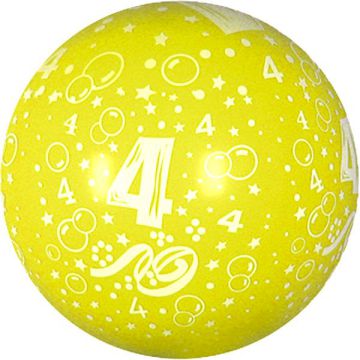 PALLONCINO 4° COMPLEANNO 36" PZ.5