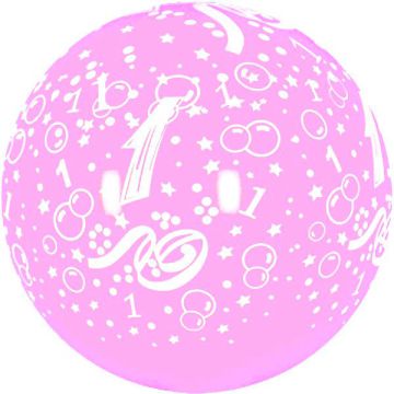 PALLONCINO 1° COMPLEANNO (36") PZ.5
