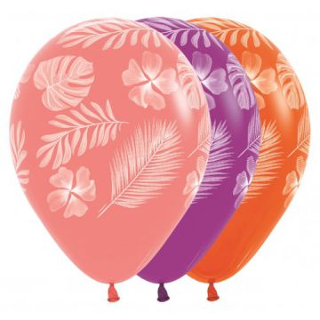 Palloncino Tropical Paradise (12") Pz.12