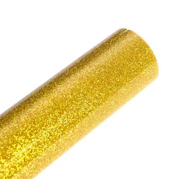Vinile Adesivo Oro Glitter – Effetto Brillante per Decorazioni