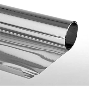 Vinile Adesivo Argento Specchio – Finitura Riflettente Elegante