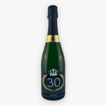 Bottiglia Cristalli – Compleanno 30 Anni