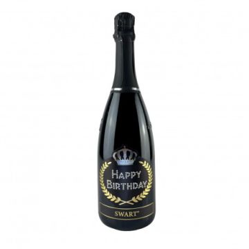 Bottiglia con Cristalli – Happy Birthday per Compleanni Unici