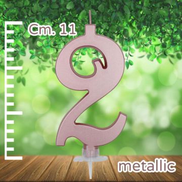 Candelina Numero 2 Rose Gold Pz.1