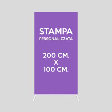 KIT SCENOGRAFIA 200 X 100 cm. Telaio + Stampa 