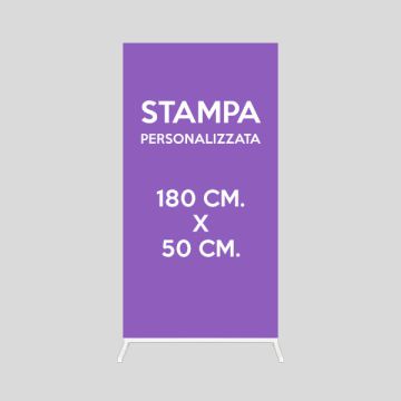 KIT SCENOGRAFIA 180 X 50 cm. Telaio + Stampa 