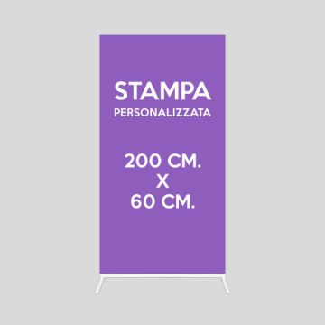 KIT SCENOGRAFIA 200 X 60 cm. Telaio + Stampa