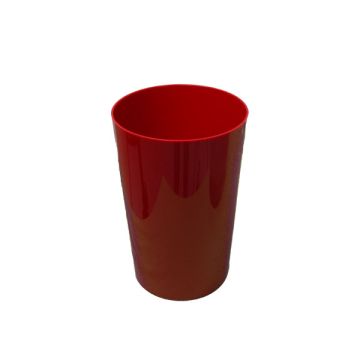 VASO DECOR SMALL diam 15 X 25H RED