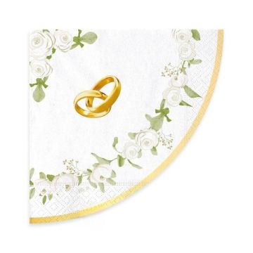 Tovaglioli Matrimonio 33x33 Pz.16 Tovaglioli Matrimonio 33x33 Pz.16
