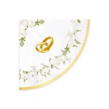 Tovaglioli Matrimonio 25x25 Pz.16 Tovaglioli Matrimonio 25x25 Pz.16