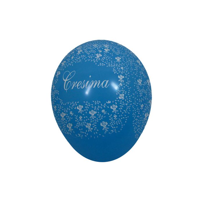 Palloncino Cresima 12" Pz.100 Colore Standard Blue 040 Stampa Bianca Cm.30 main product photo