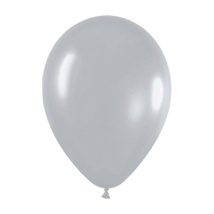 Palloncino Argento (481) 10" Pz.100 Colore Perlato Cm.25 main product photo