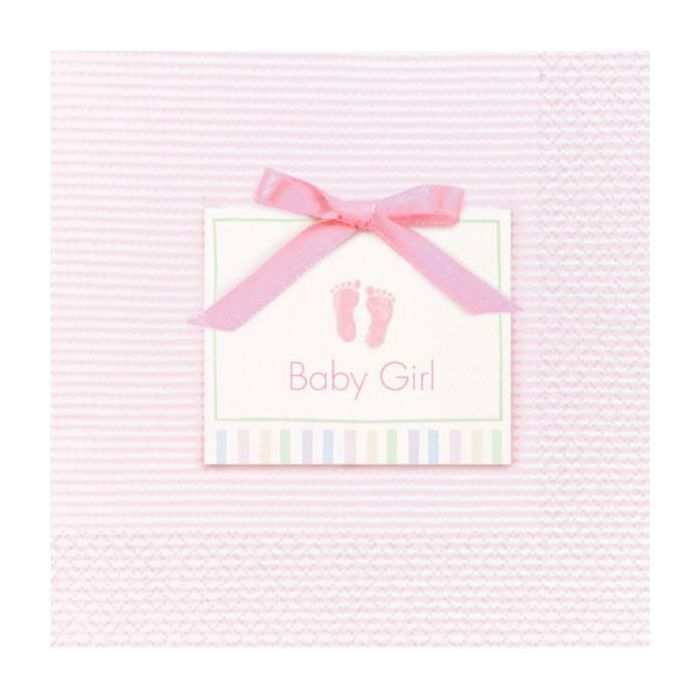 Tovaglioli Battesimo Bambina Pz.16 Cm.33x33 main product photo