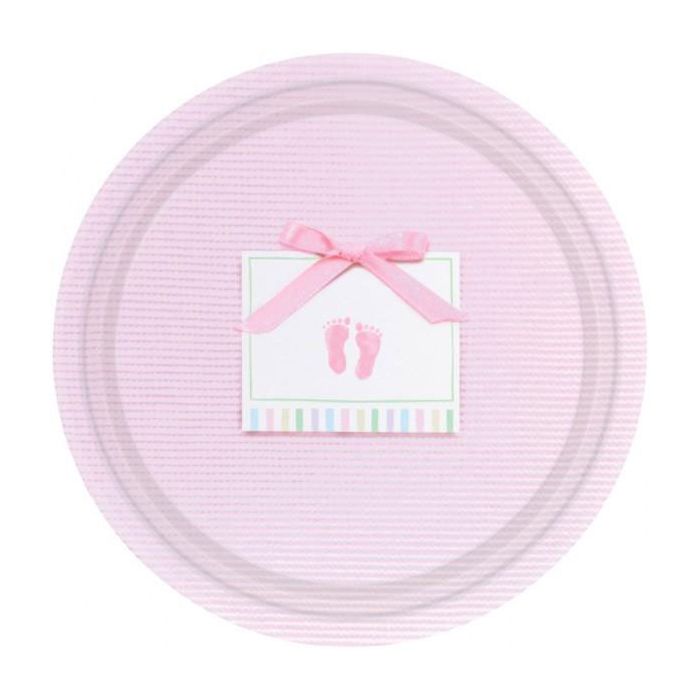 Piattini Battesimo Bambina Pz.8 Cm.17.7 main product photo
