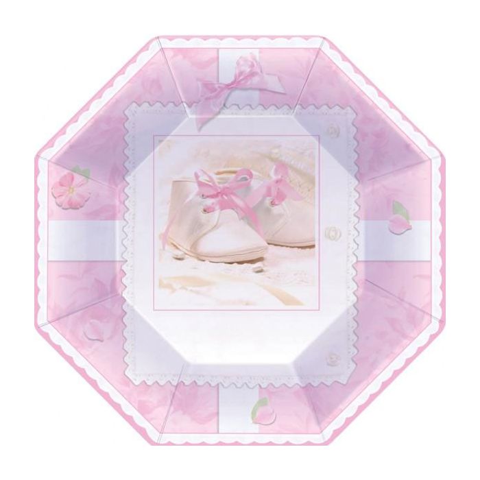 Piatti Battesimo Bambina Pz.8 Cm.25.4 main product photo