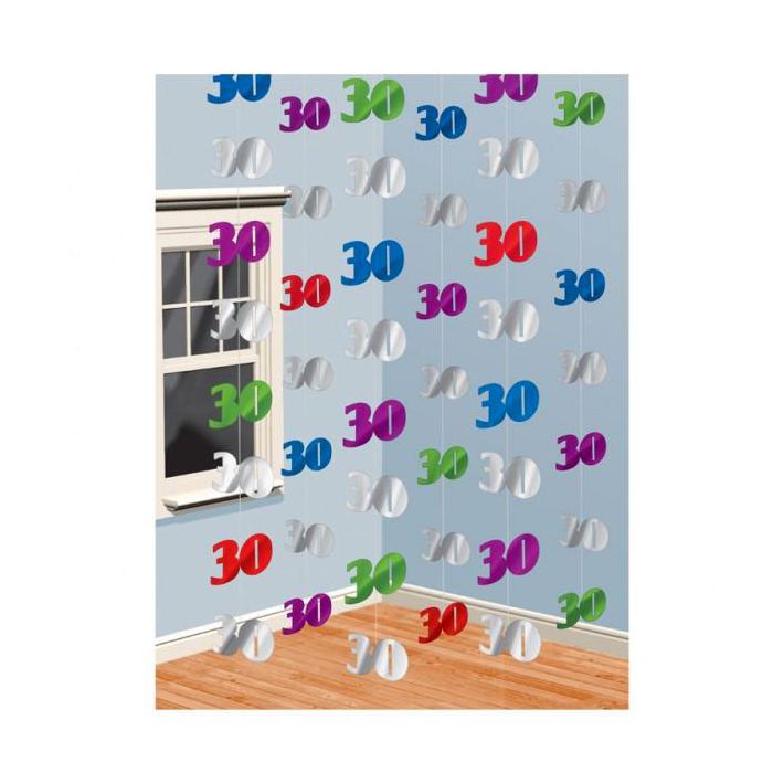 Decorazione Filare 30 Anni Pz.6 Mt.2 main product photo
