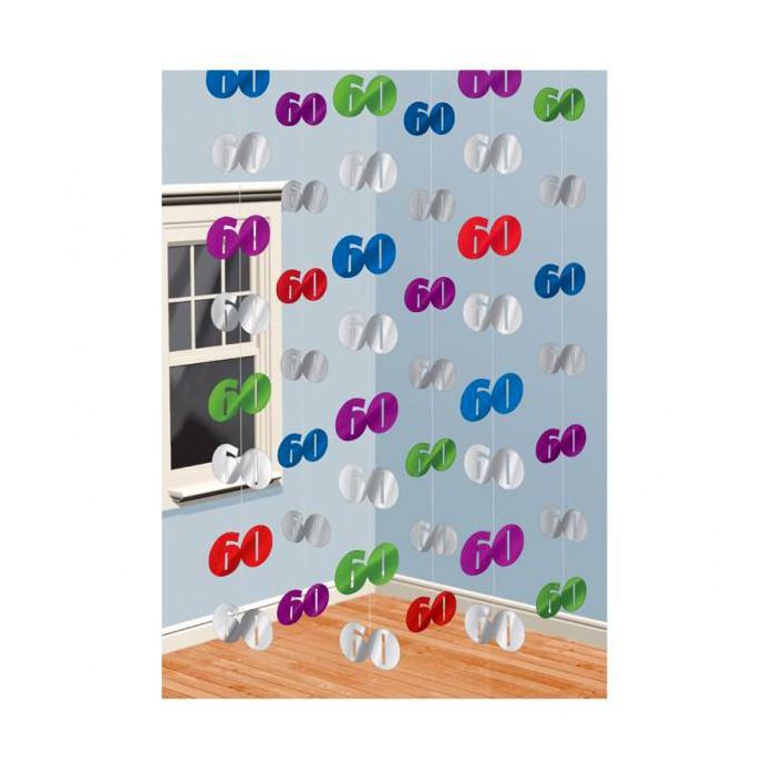 Decorazione Filare 60 Anni Pz.6 Mt.2 main product photo