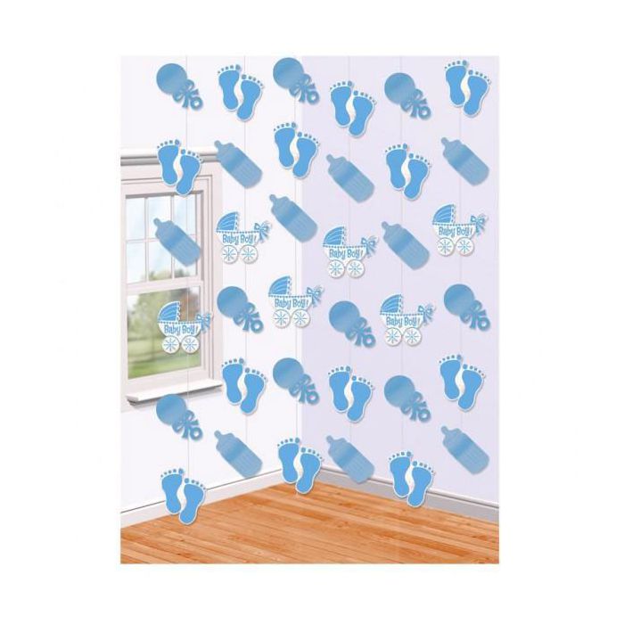 Decorazione Nascita Bambino Pz.6 Mt.2 main product photo