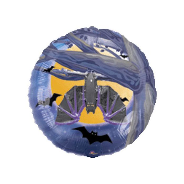 Palloncini Pipistrello Pz.1 Mylar Tondo 32" Cm.81 - Trasparente main product photo