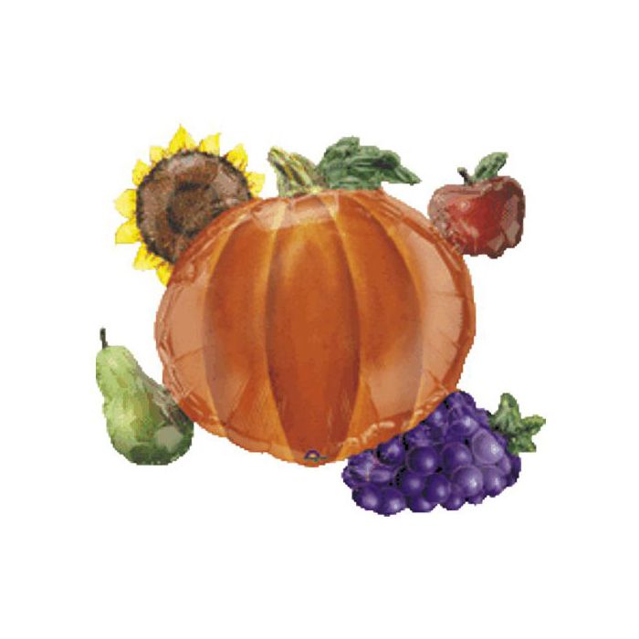 Palloncini Zucca Cluster Pz.5 Mylar Sagomato Cm.76 X Cm.58 main product photo